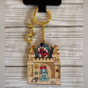 🏖️Loungefly Disney Stitch Sandcastle Beach Keychain